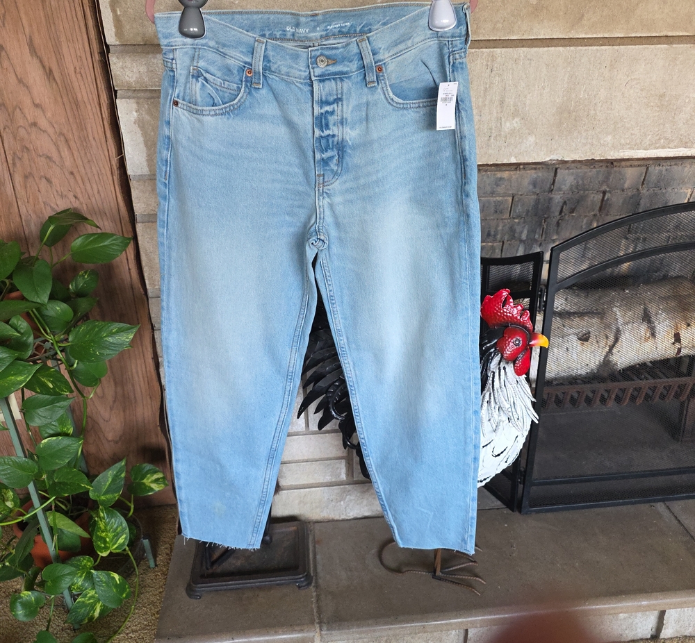 Old Navy Light Blue Women's Slim Straight Jeans